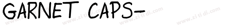 GARNET CAPS字体转换